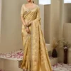 Shisha Kum Kum Vol-10 Premium Tissue Silk Zari Weaving Fabric With Double Blouse