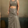 Woman’s Indo-Western Drape Skirts for Coctail Wear