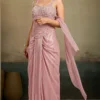 Woman’s Indo-Western Drape Skirts for Coctail Wear