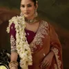 Shehnaz Shimmer KS-5687 Silk Heavy Border Saree in Bronze Copper