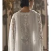 Ivory Silver Sequin Embroidered Party Wear Suit for Wedding & Festive Wear