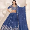 WOMAN'S MEHVISH VOL 37 HEAVY CHINNON LEHENGA CHOLI