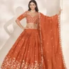 WOMAN'S MEHVISH VOL 37 HEAVY CHINNON LEHENGA CHOLI