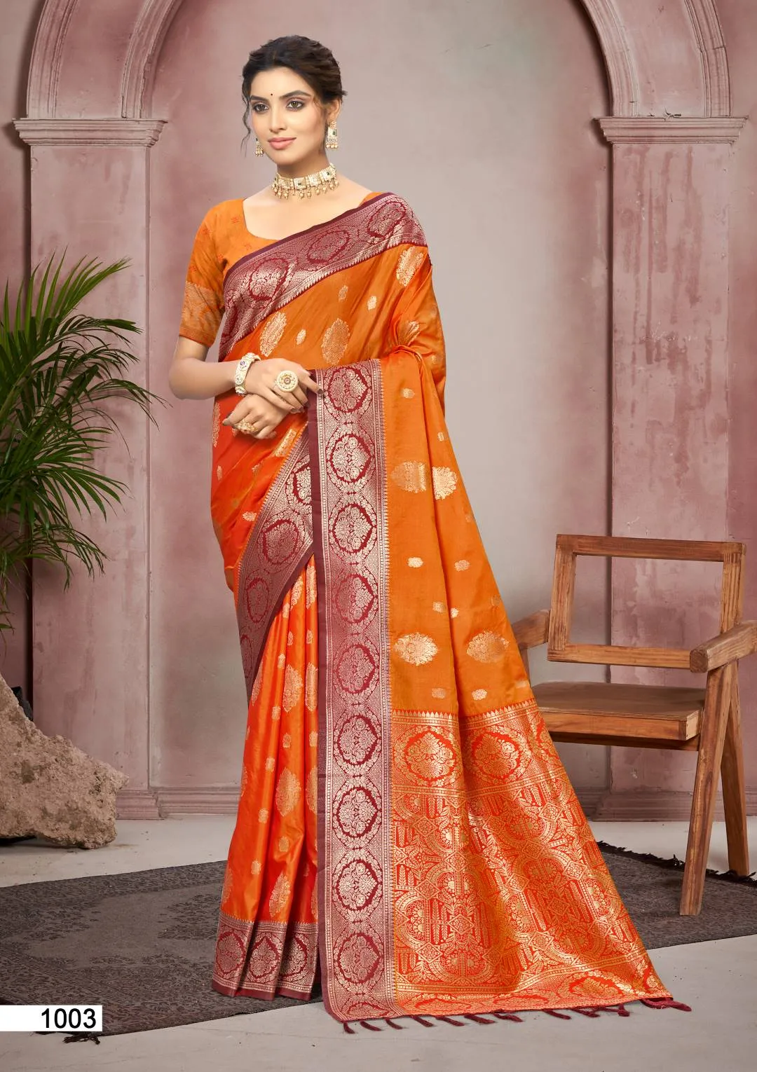 Bunawat Chitra SIlk Vol 1 Soft Silk Woven Worked Saree Collection Woman