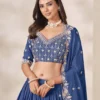 WOMAN'S MEHVISH VOL 37 HEAVY CHINNON LEHENGA CHOLI