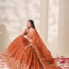 WOMAN'S MEHVISH VOL 37 HEAVY CHINNON LEHENGA CHOLI