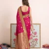 Devanshi Astita Silk Fabric With Traditional Contrast Elegant Border Saree For Woman