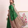 Devanshi Astita Silk Fabric With Traditional Contrast Elegant Border Saree For Woman & Pallu