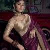 Kira Kavisha Viscose Silk Saree with 3D Woven Pallu Heavy