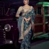 Kira Kavisha Viscose Silk Saree with 3D Woven Pallu Heavy