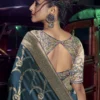 Kira Kavisha Viscose Silk Saree with 3D Woven Pallu Heavy