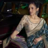 Kira Kavisha Viscose Silk Saree with 3D Woven Pallu Heavy