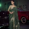 Kira Kavisha Viscose Silk Saree with 3D Woven Pallu Heavy