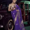 Kira Kavisha Viscose Silk Saree with 3D Woven Pallu Heavy