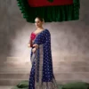 Woman’s Kira Kamala Silk Premium Party Wear Designer Saree