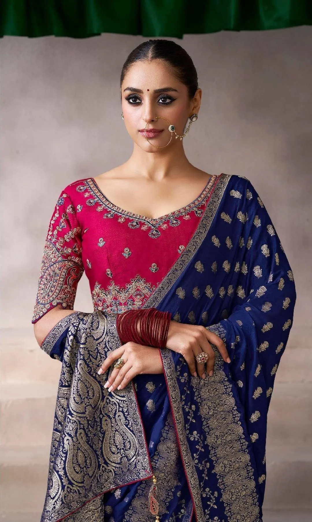 Woman’s Kira Kamala Silk Premium Party Wear Designer Saree