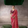 Woman’s Kira Kamala Silk Premium Party Wear Designer Saree