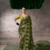 Woman’s Kira Kamala Silk Premium Party Wear Designer Saree