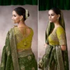 Woman’s Kira Kamala Silk Premium Party Wear Designer Saree