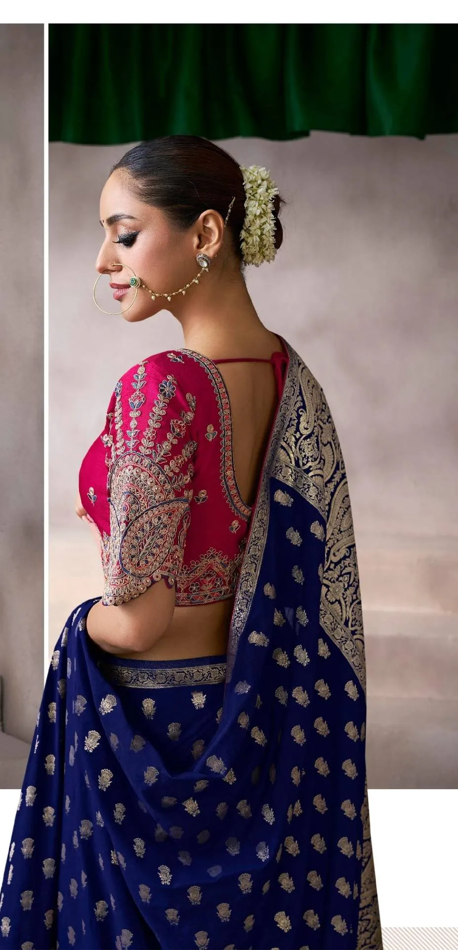 Woman’s Kira Kamala Silk Premium Party Wear Designer Saree