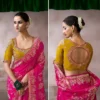 Woman's Kira Kamala Silk Premium Party Wear Designer Saree