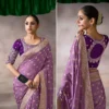 Woman’s Kira Kamala Silk Premium Party Wear Designer Saree