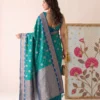 Devanshi Astita Silk Fabric With Traditional Contrast Elegant Border Saree For Woman