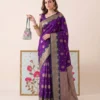 Devanshi Astita Silk Fabric With Traditional Contrast Elegant Border Saree For Woman
