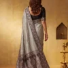 Geetanjali Silk Blend Festive Broad Border Sarees For Woman