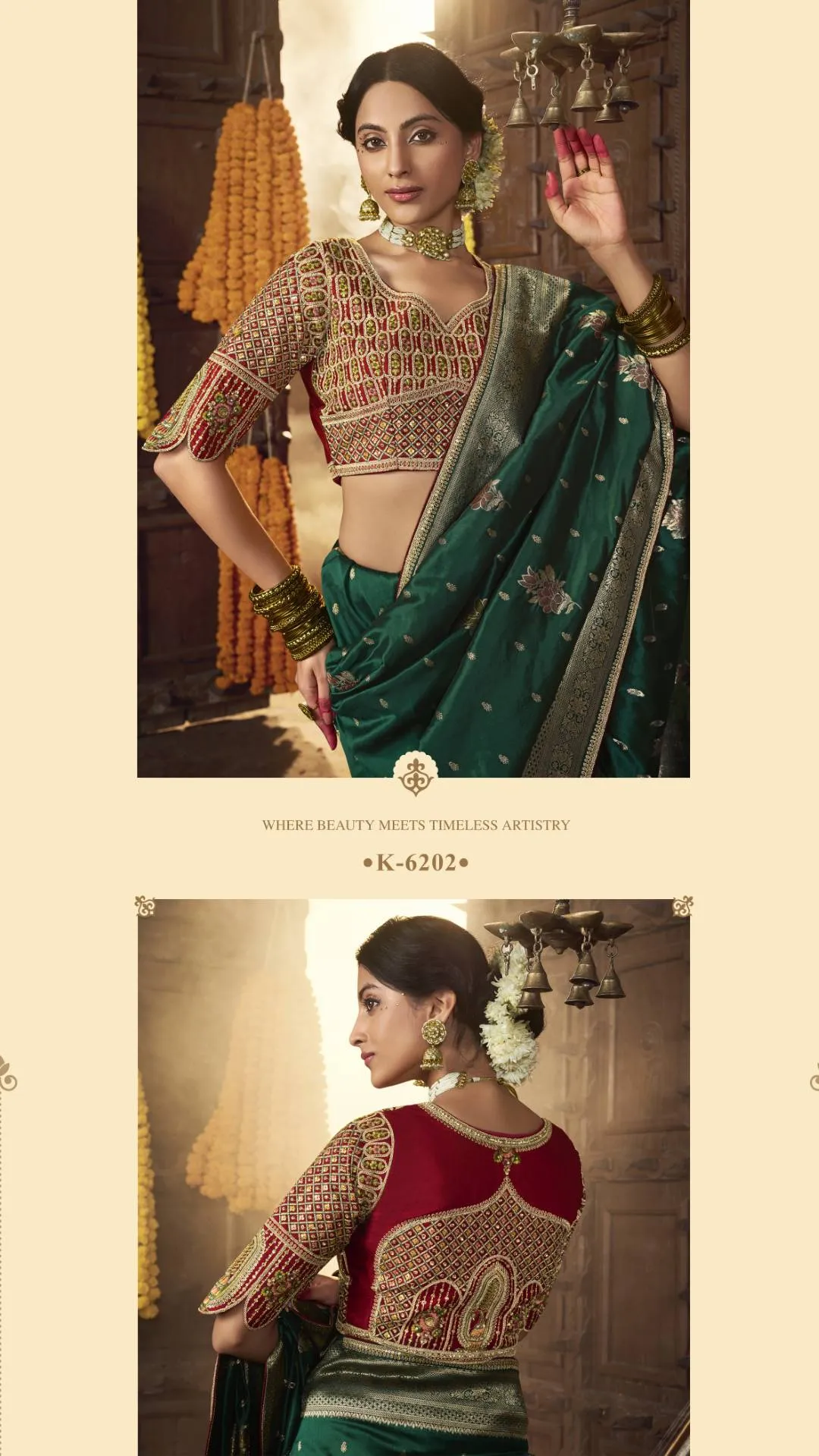 Kira Kiki Pure Silk Saree - Woman's Designer Wedding Wear Saree with Embroidered Blouse
