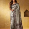 Geetanjali Silk Blend Festive Broad Border Sarees For Woman