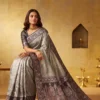 Geetanjali Silk Blend Festive Broad Border Sarees For Woman