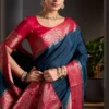RANGBAGH MANORAMA PREMIUM VISCOSE ELEGANT ZARI BORDER SAREE