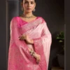 RANGBAGH MANORAMA PREMIUM VISCOSE ELEGANT ZARI BORDER SAREE