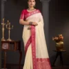 RANGBAGH MANORAMA PREMIUM VISCOSE ELEGANT ZARI BORDER SAREE