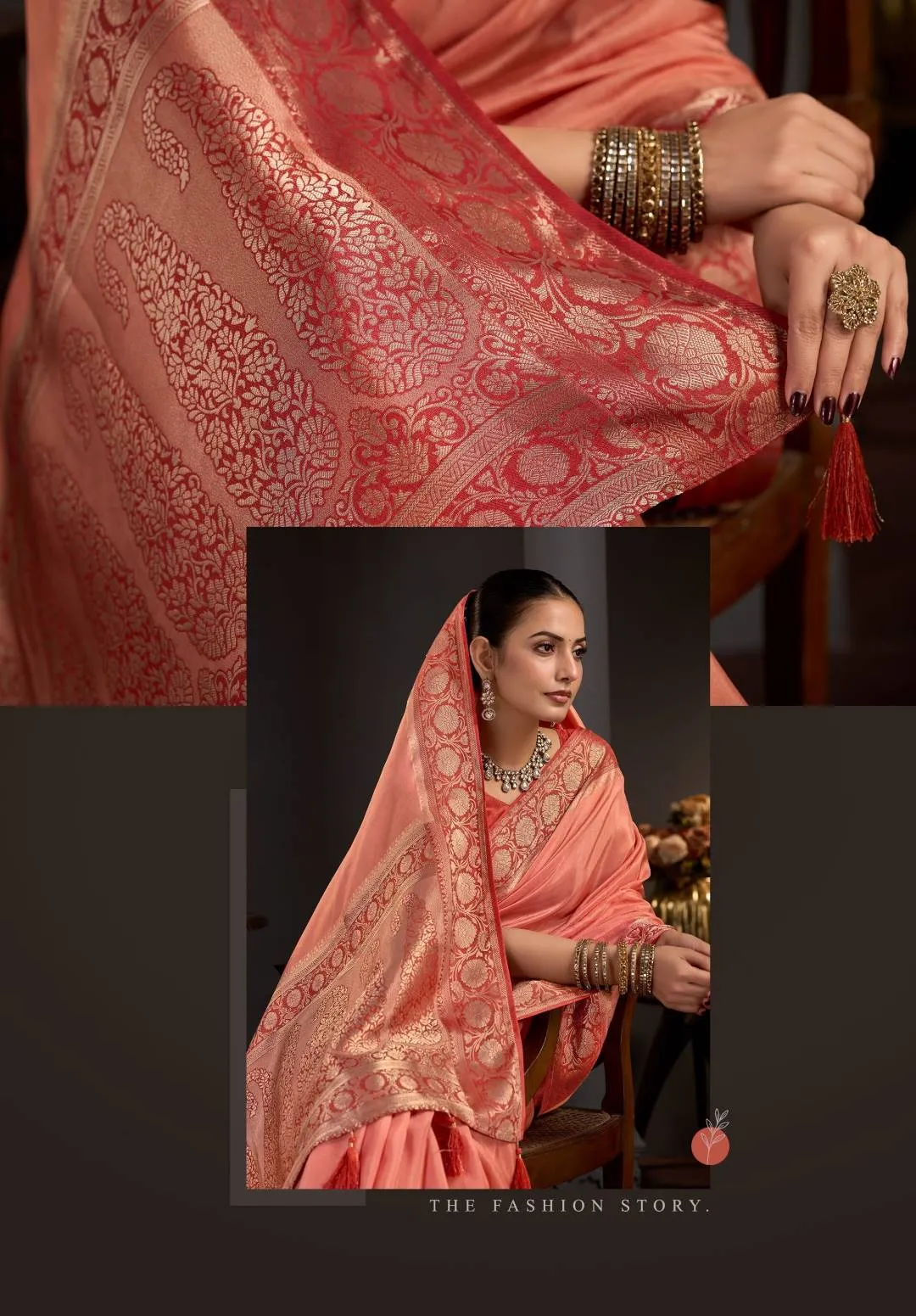 RANGBAGH MANORAMA PREMIUM VISCOSE ELEGANT ZARI BORDER SAREE