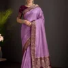 RANGBAGH MANORAMA PREMIUM VISCOSE ELEGANT ZARI BORDER SAREE