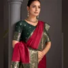 RANGBAGH MANORAMA PREMIUM VISCOSE ELEGANT ZARI BORDER SAREE