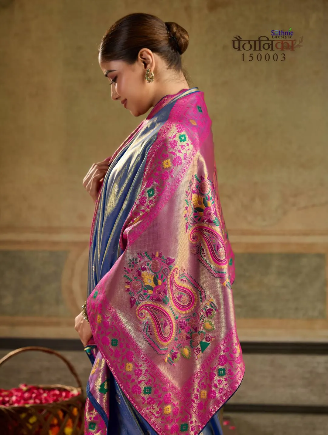 SETHNIC LIFESTYLE – PAITHANIKA Tissue Paithani Silk With Tissue Zari Woven Saree
